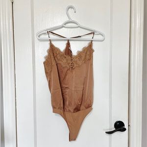 Abercrombie satin bodysuit